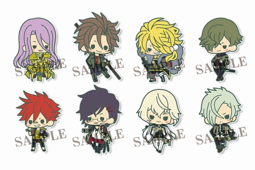 画像ギャラリー No.001のサムネイル画像 / 「刀剣乱舞」のラバーストラップ第4弾が12月に発売。蜂須賀虎徹や御手杵など全8種
