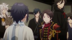 画像ギャラリー No.003のサムネイル画像 / 「特『刀剣乱舞-花丸-』〜月ノ巻〜」の場面写真5点を公開。花火を楽しむ軽装姿の刀剣男士たち