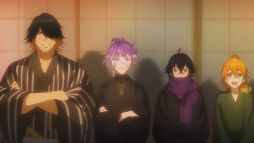 画像ギャラリー No.005のサムネイル画像 / 「特『刀剣乱舞-花丸-』〜月ノ巻〜」の場面写真5点を公開。花火を楽しむ軽装姿の刀剣男士たち
