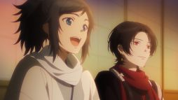 画像ギャラリー No.006のサムネイル画像 / 「特『刀剣乱舞-花丸-』〜月ノ巻〜」の場面写真5点を公開。花火を楽しむ軽装姿の刀剣男士たち