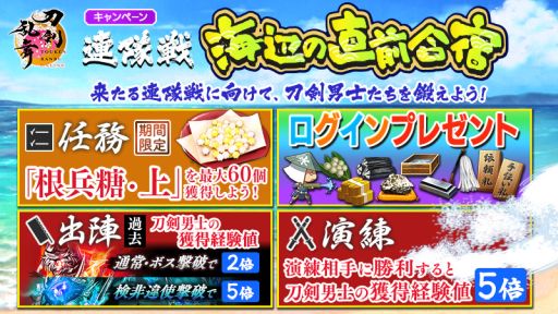 画像ギャラリー No.005のサムネイル画像 / 「刀剣乱舞ONLINE」,攻略済みの「過去」の合戦場へ自動で行軍できる機能を実装。新便利道具「検非違使隠形香」も登場