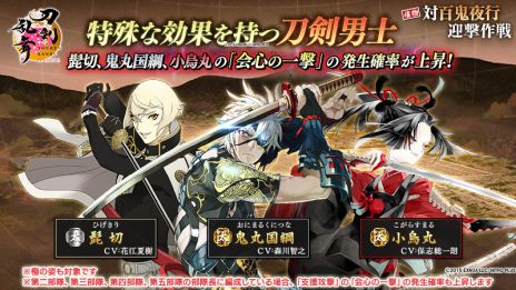 画像ギャラリー No.007のサムネイル画像 / 「刀剣乱舞ONLINE」，新刀剣男士「童子切安綱 剥落」（CV：中村悠一）などが手に入るイベント「対百鬼夜行迎撃作戦」を開始