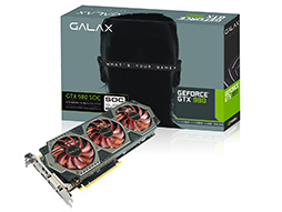 画像ギャラリー No.002のサムネイル画像 / GALAX製GTX 980カード登場。大型クーラー搭載のOC仕様で約7万5000円