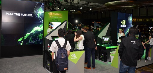 画像ギャラリー No.002のサムネイル画像 / ［COUMPUTEX］NVIDIA私設ブースレポート。NVIDIAの今年の「本気！」は「VR」「GTX 980 Ti」「G-SYNC」の3本柱だ
