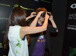 画像ギャラリー No.005のサムネイル画像 / ［COUMPUTEX］NVIDIA私設ブースレポート。NVIDIAの今年の「本気！」は「VR」「GTX 980 Ti」「G-SYNC」の3本柱だ