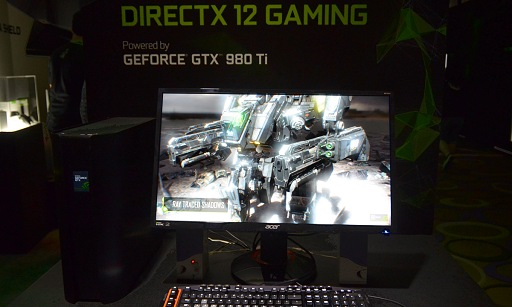 画像ギャラリー No.010のサムネイル画像 / ［COUMPUTEX］NVIDIA私設ブースレポート。NVIDIAの今年の「本気！」は「VR」「GTX 980 Ti」「G-SYNC」の3本柱だ