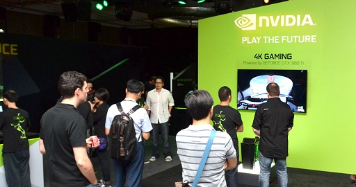 画像ギャラリー No.015のサムネイル画像 / ［COUMPUTEX］NVIDIA私設ブースレポート。NVIDIAの今年の「本気！」は「VR」「GTX 980 Ti」「G-SYNC」の3本柱だ