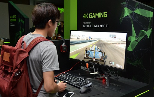 画像ギャラリー No.018のサムネイル画像 / ［COUMPUTEX］NVIDIA私設ブースレポート。NVIDIAの今年の「本気！」は「VR」「GTX 980 Ti」「G-SYNC」の3本柱だ