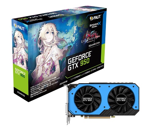 画像ギャラリー No.001のサムネイル画像 / 「LoVA」のGeForceコラボアイテムが付属したPalit製GTX 950カード発売