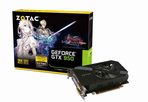 画像ギャラリー No.001のサムネイル画像 / ZOTAC製GTX 950カードが18日に発売。「LoVA」のゲーム内特典付き