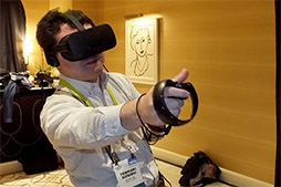 画像ギャラリー No.011のサムネイル画像 / ［CES 2016］「VR Ready」ロゴプログラムを開始したNVIDIAのブースに行って，最新のVRコンテンツを「Rift」と「Vive Pre」で体験してきた