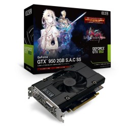 画像ギャラリー No.002のサムネイル画像 / ELSA，「LoVA」推奨で特典アイテム付属の短尺GTX 950カードを発売