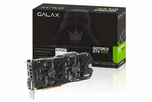 画像ギャラリー No.002のサムネイル画像 / GALAXY,オリジナルデザイン採用のハイスペックGTX 970カードを発売