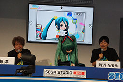 画像ギャラリー No.010のサムネイル画像 / ［TGS 2014］ミクダヨーさん，3歳を迎える。「初音ミク Project mirai でらっくす」，実機プレイも披露されたステージイベントをレポート