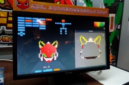 画像ギャラリー No.011のサムネイル画像 / ［TGS 2014］メカの造形を1ドット単位で!? カスタマイズ機能が細かすぎる，引っ張りアクション系の新作スマホアプリ「キューボット」をプレイしてみた【ムービー追加】