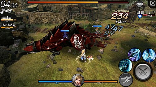 画像ギャラリー No.012のサムネイル画像 / 巨大モンスターとのド派手なバトルが熱い！　スマホで楽しめる本格ハンティングアクション「EMPIRE IN THE STORM」のプレイレポートを掲載