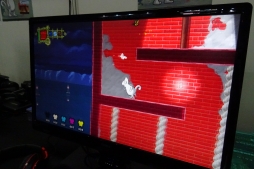 画像ギャラリー No.016のサムネイル画像 / ［TGS 2014］攻略の鍵はカモフラージュ！　二足歩行のカメレオンを操作する2Dアクション「キャンバレオン」をプレイしてみた