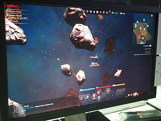 画像ギャラリー No.002のサムネイル画像 / ［TGS 2014］シューティング＋MMO。インディーズゲームコーナーで見つけた「Gangs of Space」を紹介