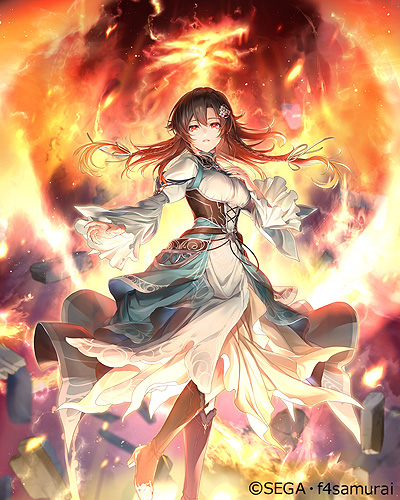 画像ギャラリー No.001のサムネイル画像 / 「オルサガ」,限定16URユニット“赤火竜 オルタンス”(CV:門脇舞以)が登場する火竜飛翔ガチャが開催中