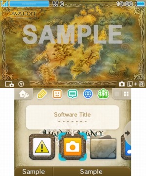 画像ギャラリー No.006のサムネイル画像 / 「レジェンド オブ レガシー」の3DS用テーマ5種類が配信スタート