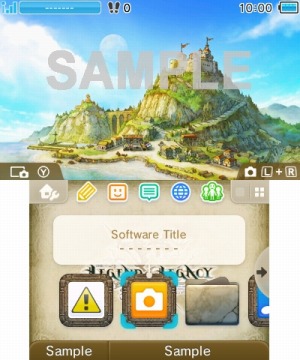 画像ギャラリー No.007のサムネイル画像 / 「レジェンド オブ レガシー」の3DS用テーマ5種類が配信スタート