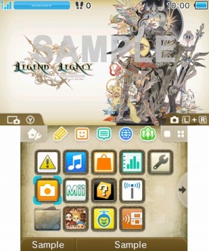 画像ギャラリー No.009のサムネイル画像 / 「レジェンド オブ レガシー」の3DS用テーマ5種類が配信スタート