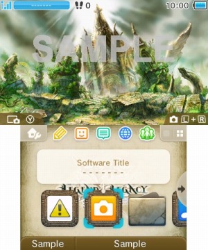 画像ギャラリー No.010のサムネイル画像 / 「レジェンド オブ レガシー」の3DS用テーマ5種類が配信スタート