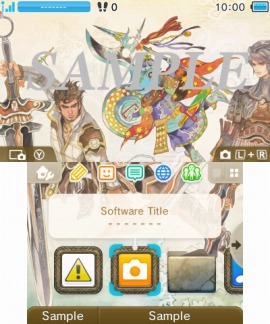 画像ギャラリー No.002のサムネイル画像 / 「レジェンド オブ レガシー」3DS用テーマの新デザイン3種類を配信スタート