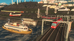 画像ギャラリー No.005のサムネイル画像 / 「Cities: Skylines」にモノレールや飛行船などの公共交通機関を加えるDLC「Mass Transit」が5月18日にリリース