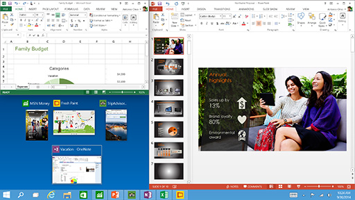 画像ギャラリー No.005のサムネイル画像 / 次期Windowsの名称が「Windows 10」に決定。デスクトップとストアアプリ環境を統合して2015年後半に登場予定