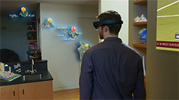 画像ギャラリー No.007のサムネイル画像 / Microsoftの驚くべき隠し球,立体映像対応HMD「HoloLens」は何ができるのか?