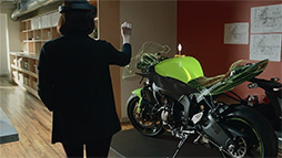 画像ギャラリー No.009のサムネイル画像 / Microsoftの驚くべき隠し球,立体映像対応HMD「HoloLens」は何ができるのか?