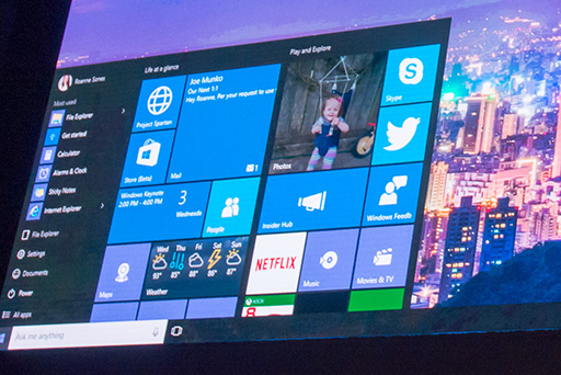 画像ギャラリー No.009のサムネイル画像 / ［COMPUTEX］リリースを7月に控えるWindows 10の利点や機能がアピールされたMicrosoftプレスカンファレンス