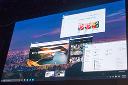 画像ギャラリー No.012のサムネイル画像 / ［COMPUTEX］リリースを7月に控えるWindows 10の利点や機能がアピールされたMicrosoftプレスカンファレンス