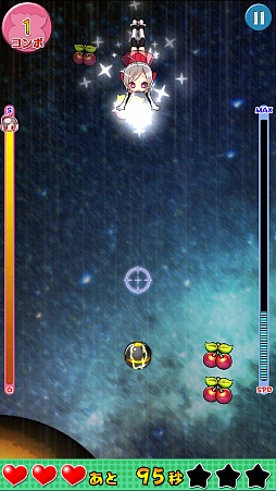 画像ギャラリー No.005のサムネイル画像 / 宇宙から地球へ出勤！　スマートフォン向けアクション「レイちゃん、大気圏に突入する!」を紹介する「（ほぼ）日刊スマホゲーム通信」第664回