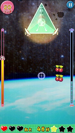 画像ギャラリー No.007のサムネイル画像 / 宇宙から地球へ出勤！　スマートフォン向けアクション「レイちゃん、大気圏に突入する!」を紹介する「（ほぼ）日刊スマホゲーム通信」第664回