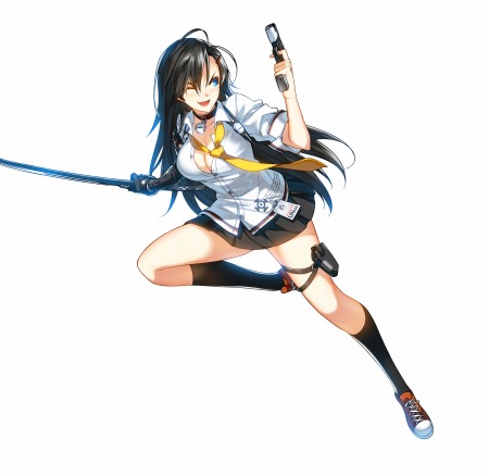 画像ギャラリー No.005のサムネイル画像 / 「CLOSERS」3人目の主要キャラクター「ユリ=アスマ」を公開。銃と剣の連続攻撃で敵を蹴散らすRANGER型クローザー
