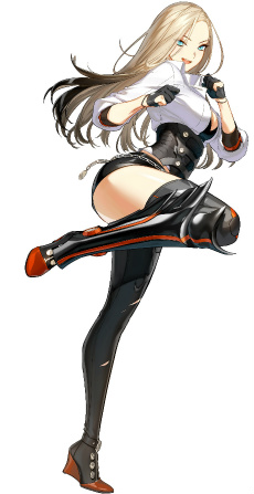 画像ギャラリー No.013のサムネイル画像 / 「CLOSERS」に新キャラクター「ハーピー」が実装。しなやかな身体から繰り出される華麗な蹴り技は爽快感高し!