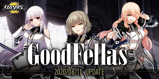 画像ギャラリー No.001のサムネイル画像 / 「CLOSERS」，最後のタスクフォース「グッドフェローズ」が実装。「ポニテ」と「ツインテ」をテーマにしたディバインバトルもスタート
