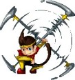 画像ギャラリー No.005のサムネイル画像 / 「ソウルスラッシュサガ」,遠距離攻撃を得意とする新キャラ「ピストラー」が追加
