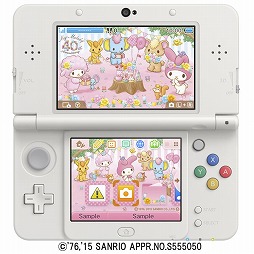 画像ギャラリー No.006のサムネイル画像 / ニンテンドー3DSのテーマに「マイメロディ」と「アイカツ!」が登場