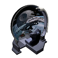 画像ギャラリー No.005のサムネイル画像 / ドームスクリーン×「スター・ウォーズ」の組み合わせがアツいアーケード用シューティング「STAR WARS BATTLE POD」が発表