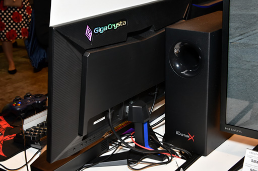 画像ギャラリー No.005のサムネイル画像 / ［TGS 2018］I-O DATA，ついに光る。LEDイルミネーション搭載かつコスパ重視の144Hz表示対応ディスプレイを展示