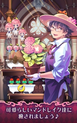 画像ギャラリー No.002のサムネイル画像 / スマホ版「栽培少年」が配信に。100種類以上の美少年マンドレイクを育てよう