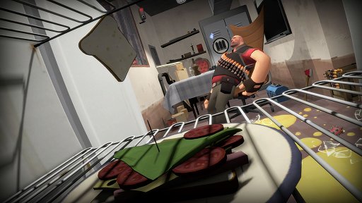 画像ギャラリー No.003のサムネイル画像 / 食パンを操作する「I am Bread」に,「Team Fortress 2」とコラボした新マップが登場