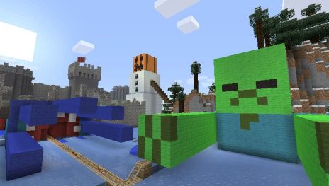 画像ギャラリー No.004のサムネイル画像 / PS Vita用ソフト「Minecraft: PlayStation Vita Edition」が2014年10月29日に配信開始。PS Vita版を購入すればPS3版もダウンロード可能に