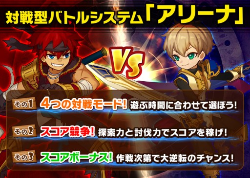 画像ギャラリー No.002のサムネイル画像 / 「ぐるりんクエスト」プレイヤー同士のリアルタイム対戦機能「アリーナ」β版配信