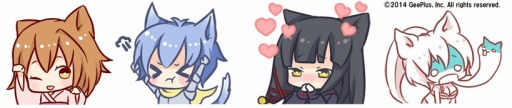画像ギャラリー No.001のサムネイル画像 / 猫をカメラで撮って擬人化できる「猫耳さばいばー!」LINEスタンプの配信開始
