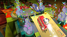 画像ギャラリー No.002のサムネイル画像 / 日常の生活環境を舞台にしたレースゲーム「Toybox Turbos」の国内発売が決定。さまざまなパワーアップアイテムを駆使してゴールを目指そう