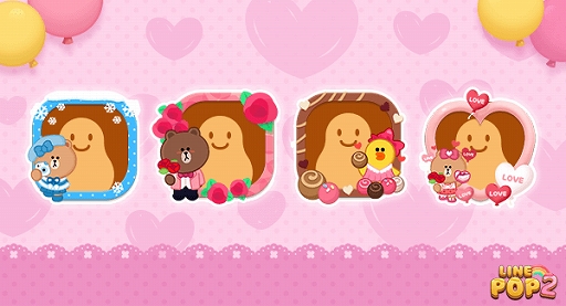 画像ギャラリー No.004のサムネイル画像 / 「LINE POP2」が1500万ダウンロードを突破。 新キャラクター“チョコ”の追加などさまざまな記念キャンペーンが実施